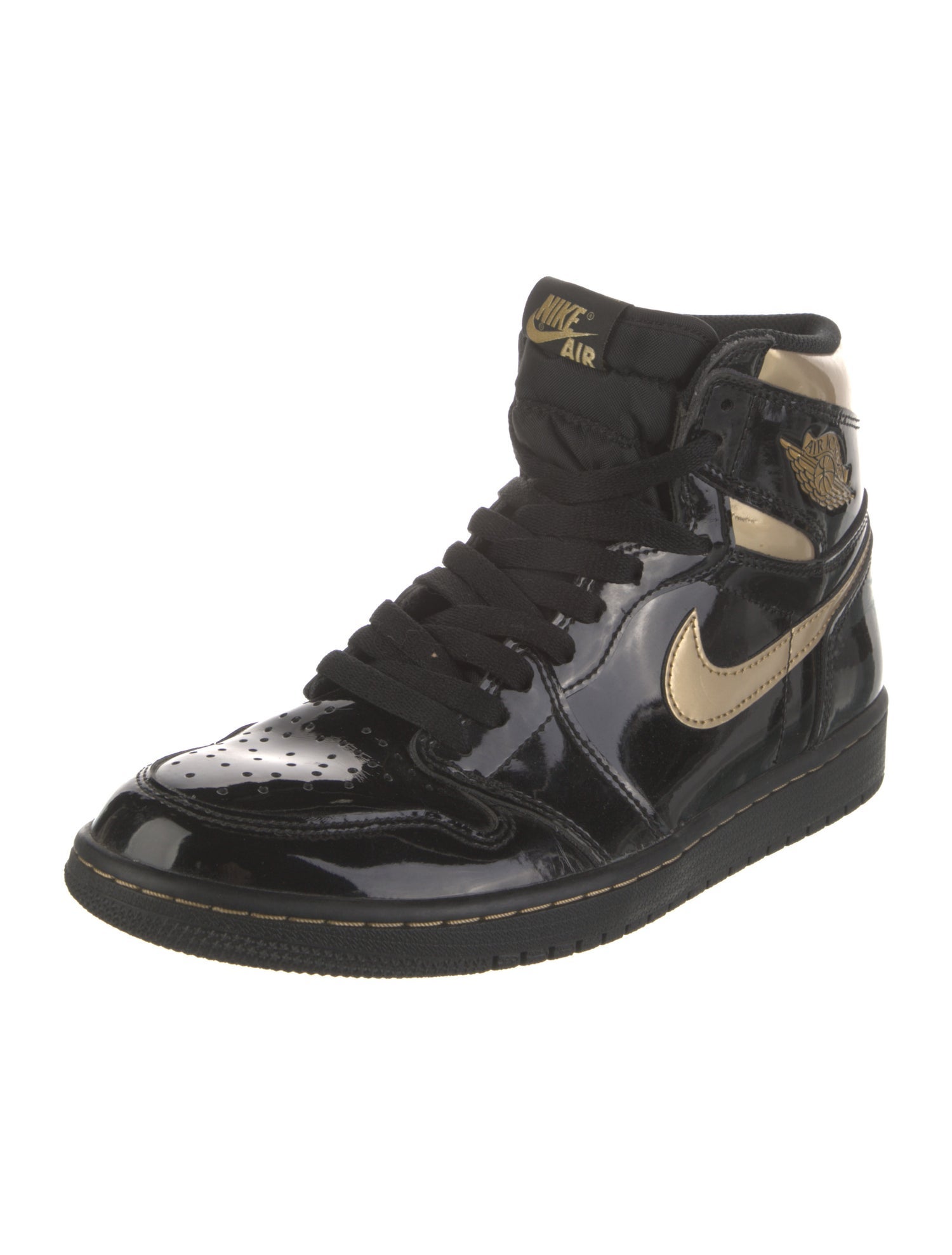 Jordan 1 Retro High 'Metallic Gold' Athletic Sneakers