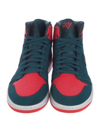 Jordan Leather Graphic Print Sneakers
