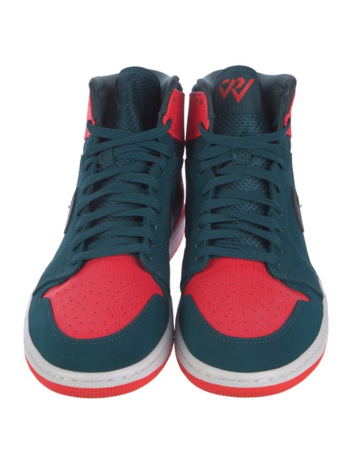 Jordan Leather Graphic Print Sneakers