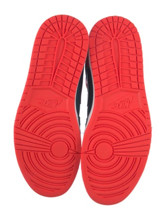 Jordan Leather Graphic Print Sneakers