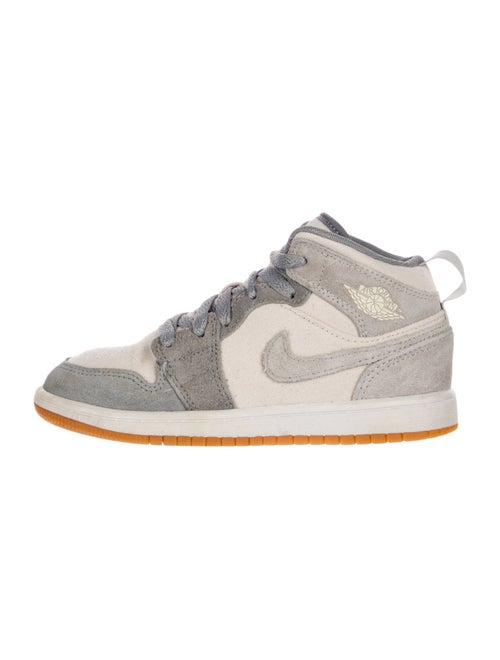 Jordan Suede & Canvas Mid Top Sneakers