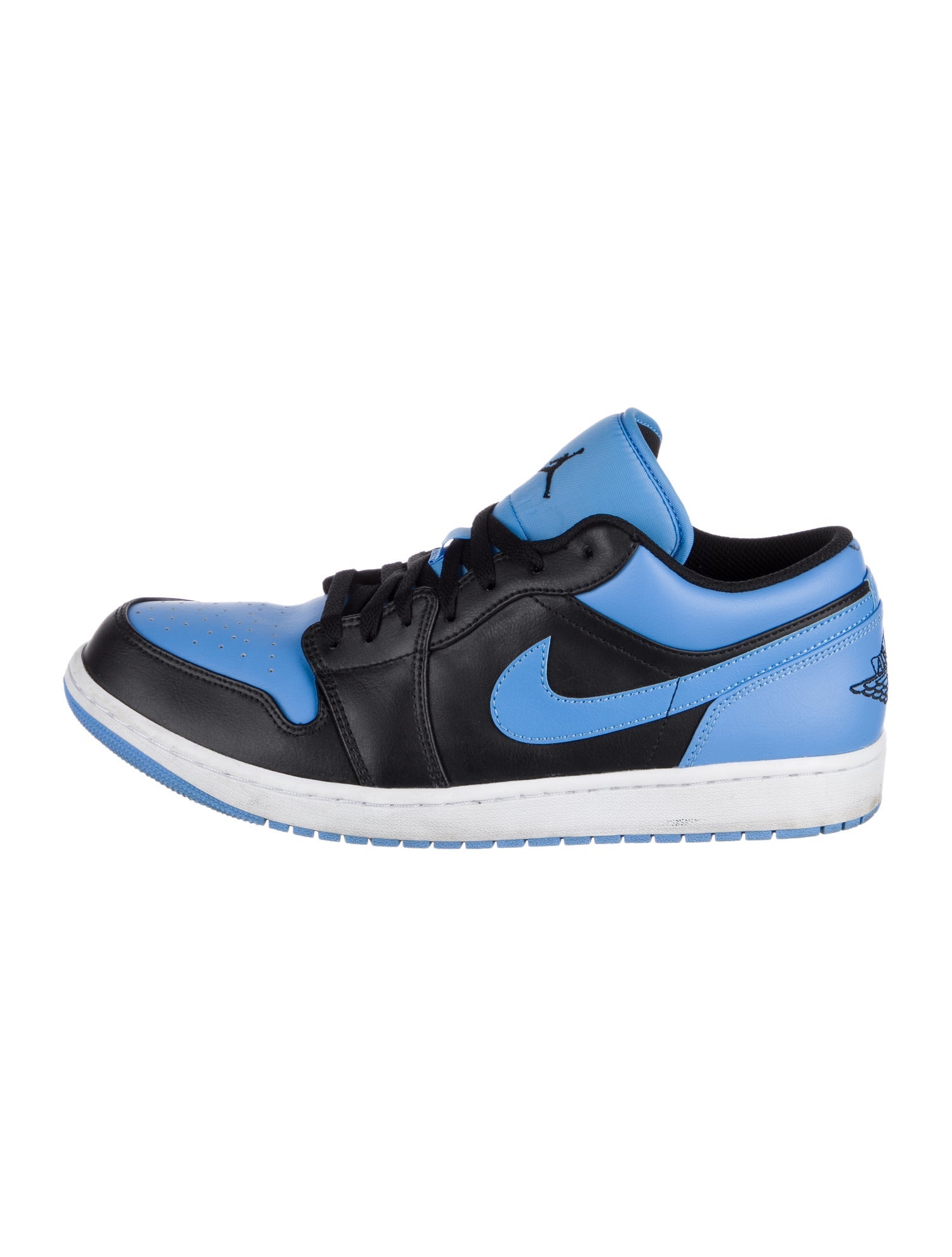 Jordan 1 Low Black University Blue Sneakers