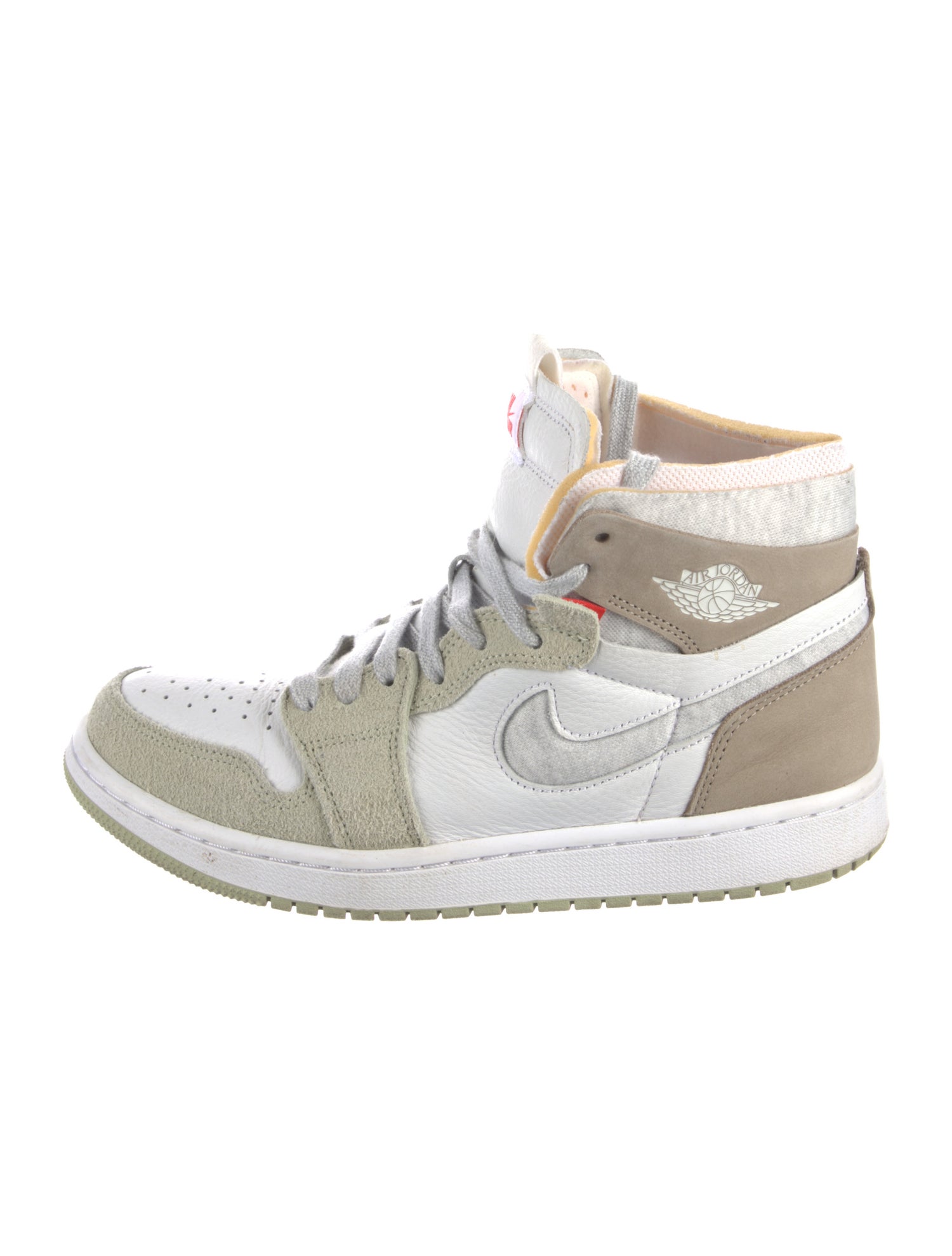 Jordan 1 High Zoom Comfort 'Olive Aura' Wedge Sneakers