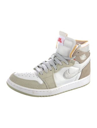 Jordan 1 High Zoom Comfort 'Olive Aura' Wedge Sneakers