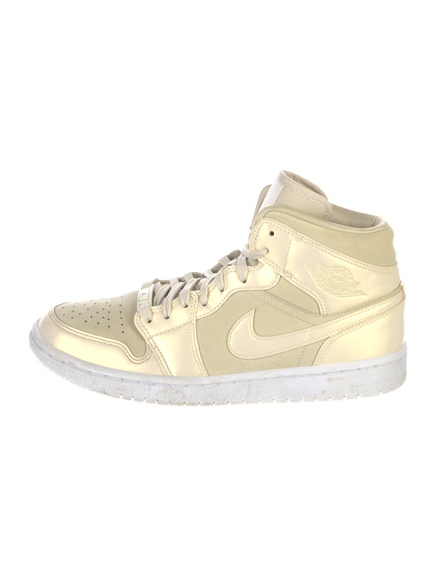 Jordan 1 Mid 'Goose Feather Yellow' Sneakers