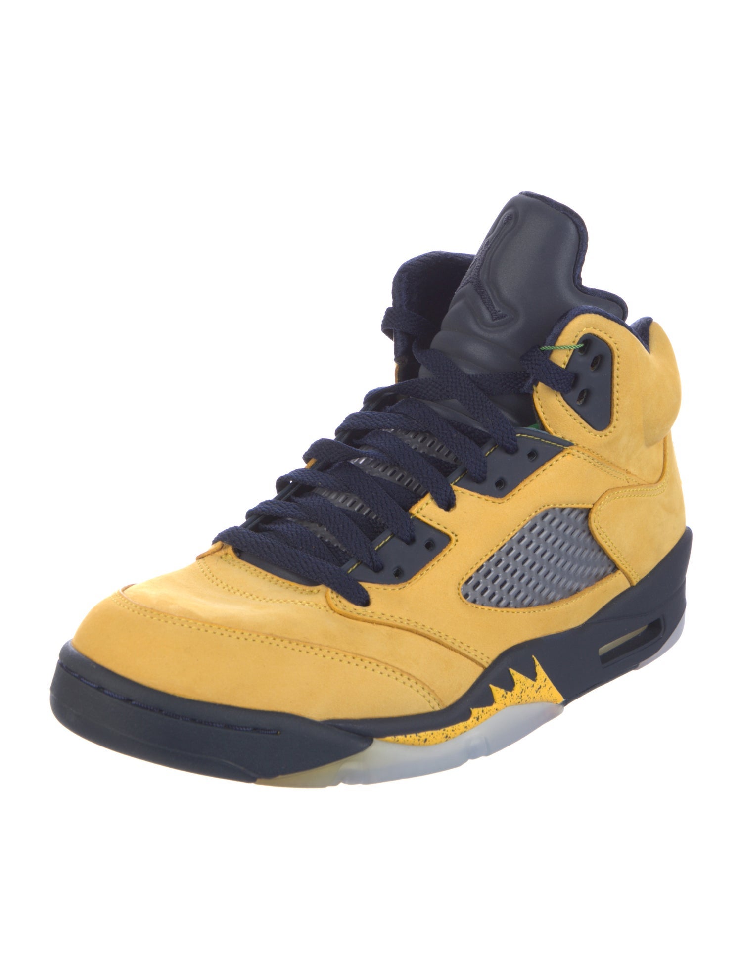 Jordan Suede Colorblock Pattern Sneakers