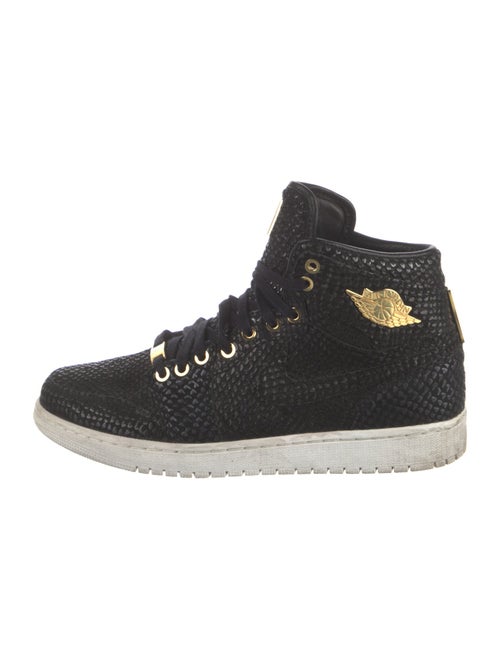 Jordan Leather Graphic Print Sneakers