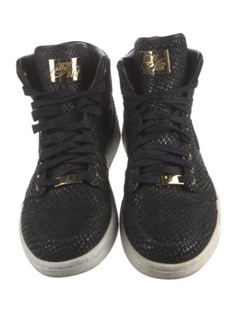 Jordan Leather Graphic Print Sneakers