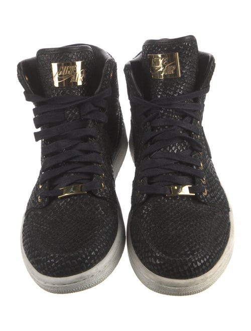 Jordan Leather Graphic Print Sneakers