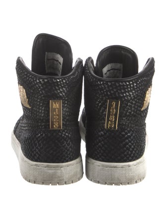 Jordan Leather Graphic Print Sneakers