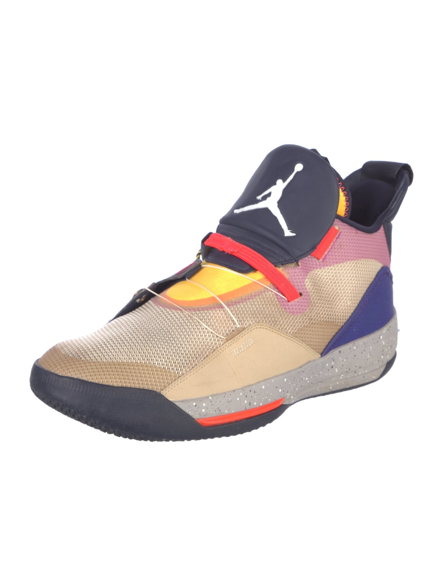 Jordan Mesh Colorblock Pattern Sneakers