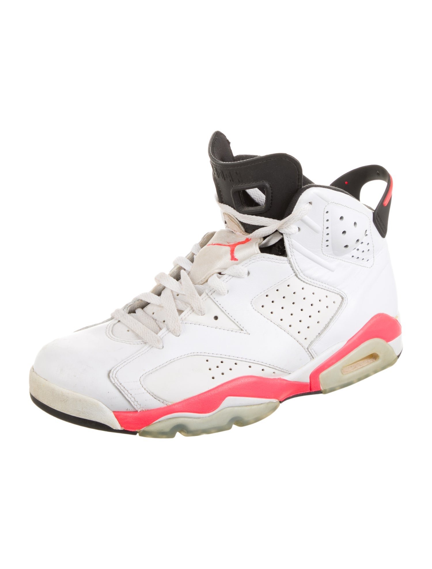 Jordan Leather Colorblock Pattern Wedge Sneakers