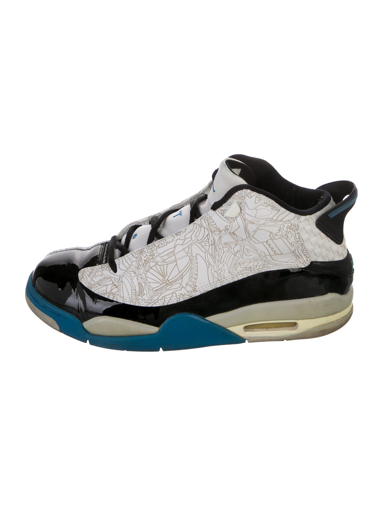 Jordan Leather Printed Sneakers