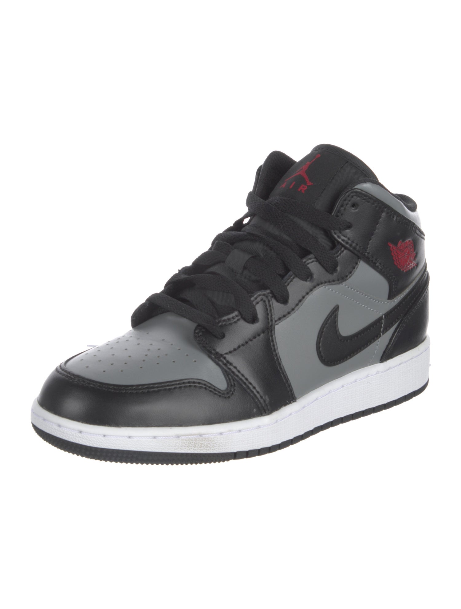 Jordan Leather Colorblock Pattern Sneakers