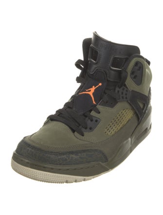 Jordan Olive Canvas/Cone-Black-Light Bone Sneakers