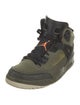 Jordan Olive Canvas/Cone-Black-Light Bone Sneakers