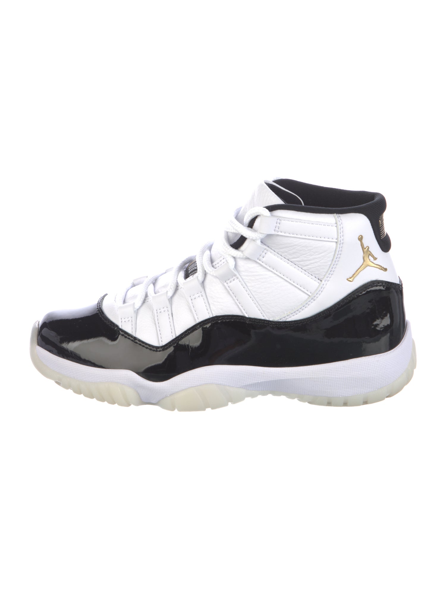 Jordan Patent Leather Colorblock Pattern Sneakers