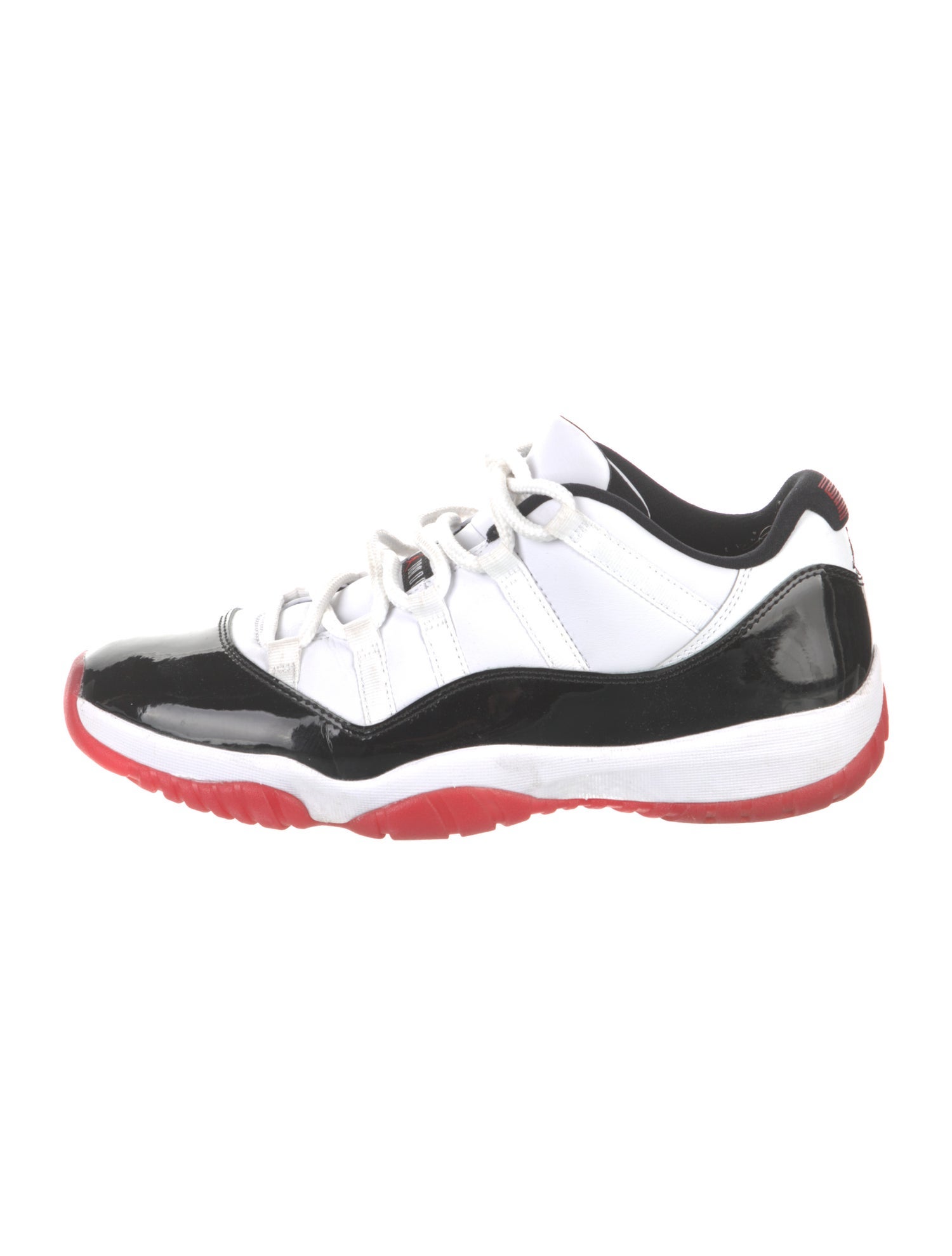 Jordan Patent Leather Colorblock Pattern Sneakers