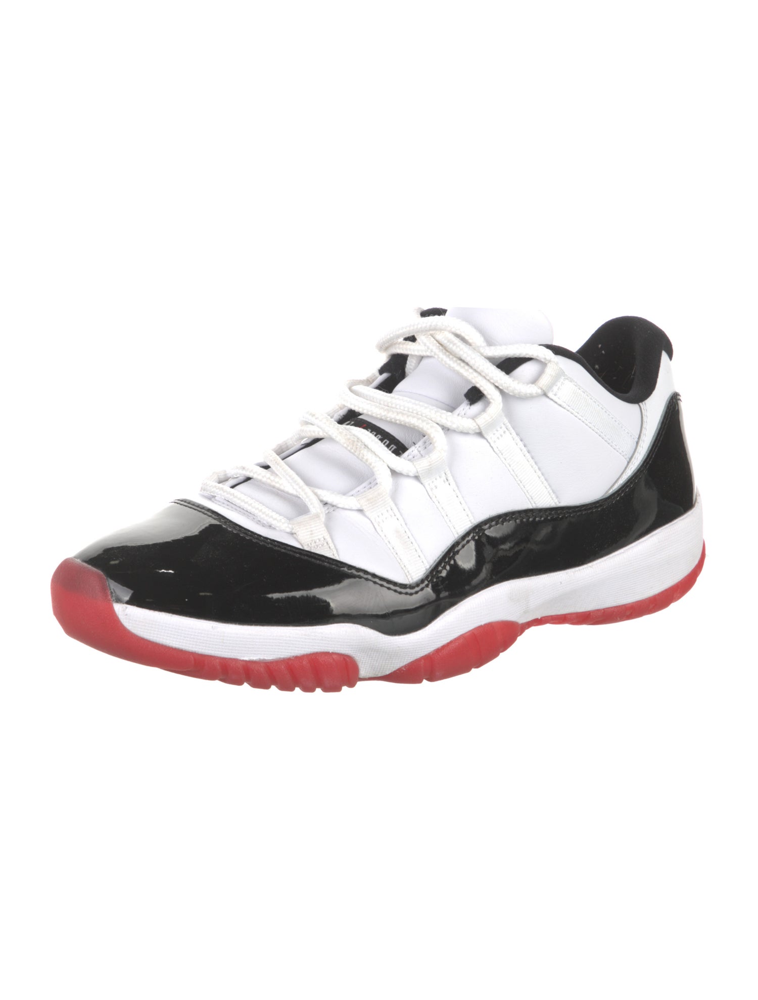 Jordan Patent Leather Colorblock Pattern Sneakers