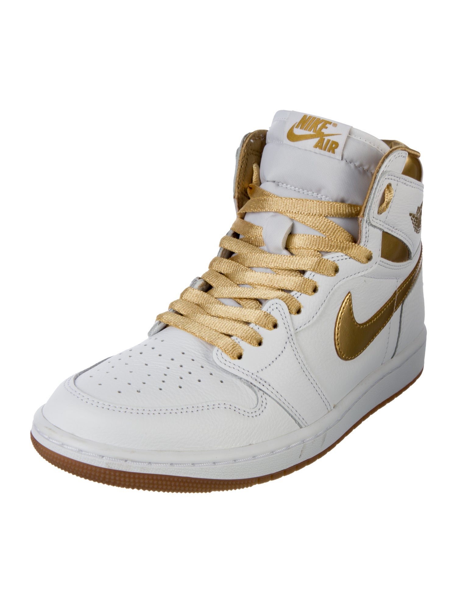 Jordan Leather Lasercut Accents Wedge Sneakers