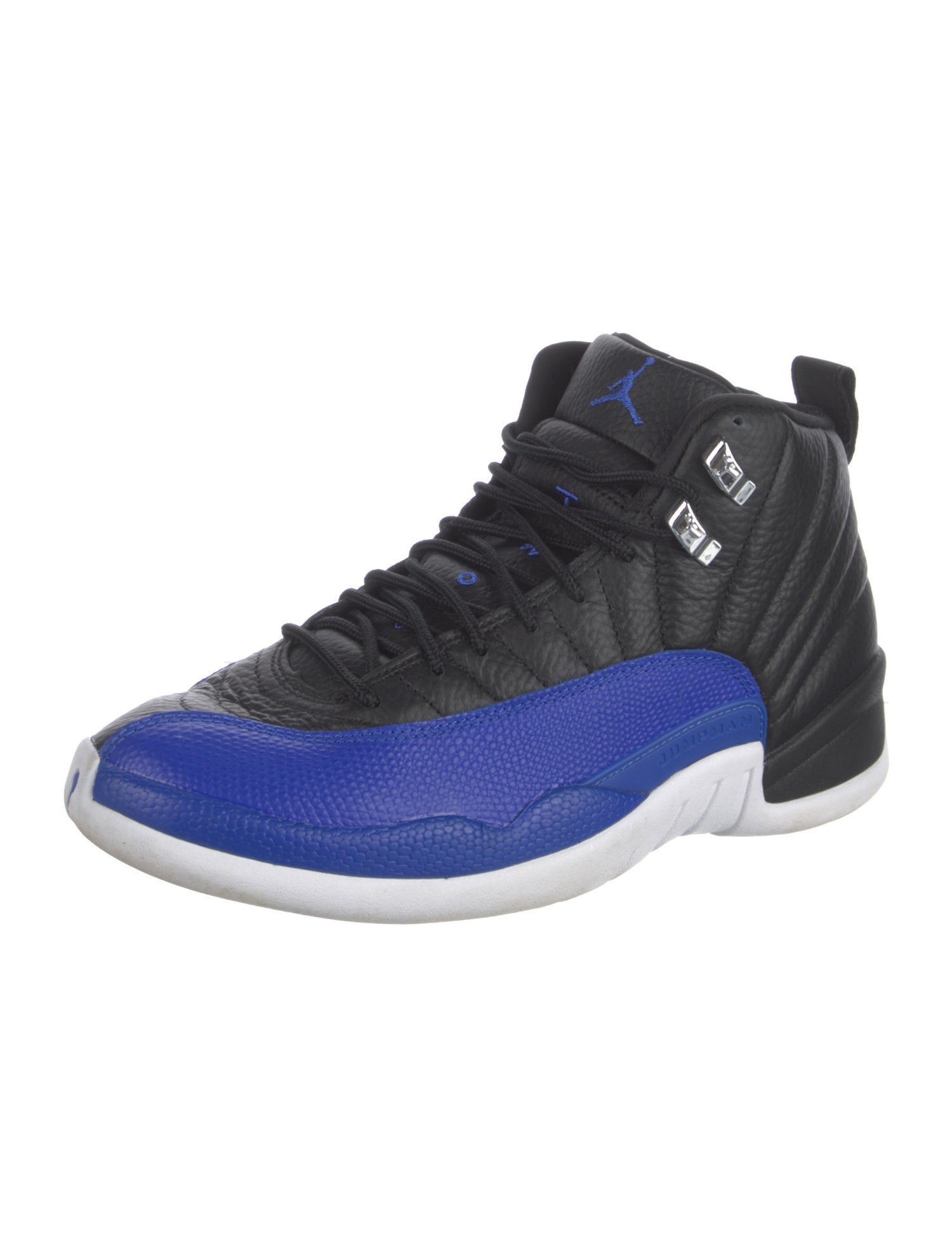 Jordan Leather Colorblock Pattern Athletic Sneakers