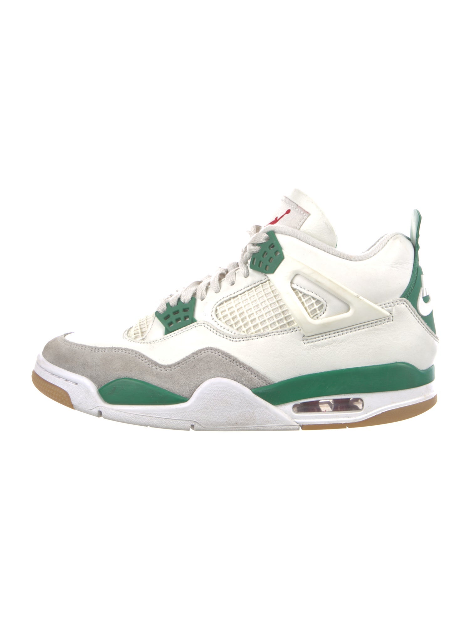 Jordan Leather Colorblock Pattern Sneakers