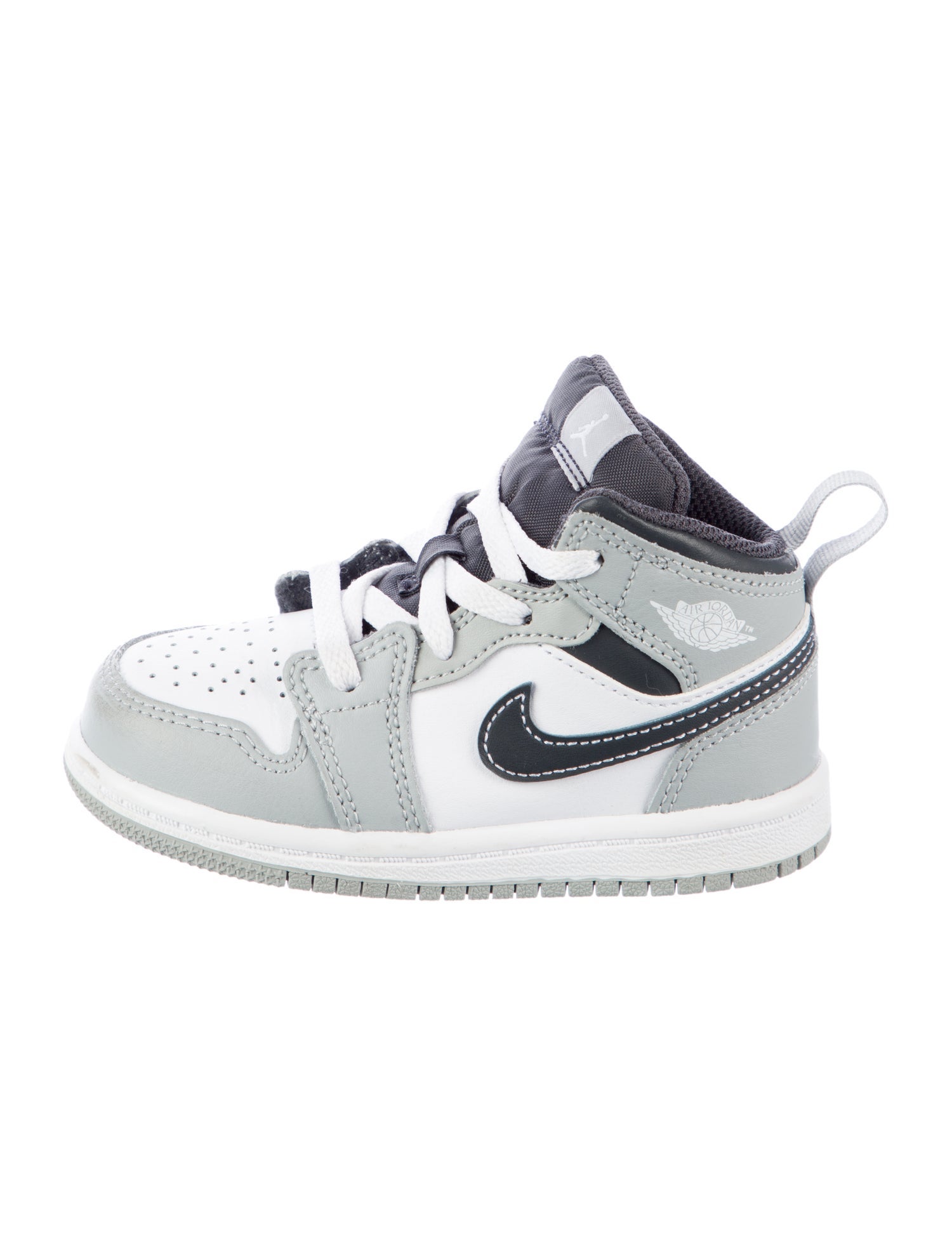 Jordan toddler boys' grey and white sneakers