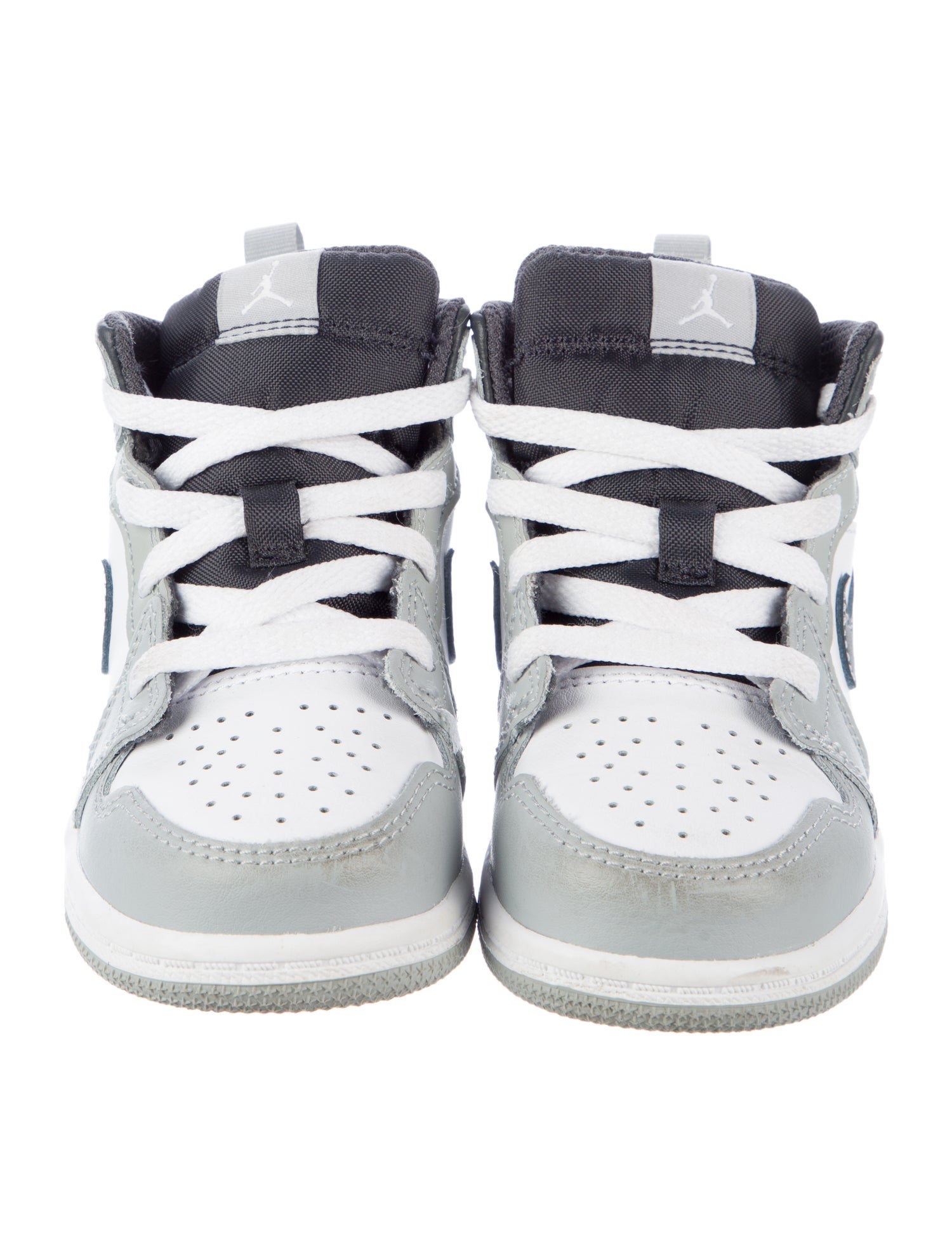 Jordan toddler boys' grey and white sneakers