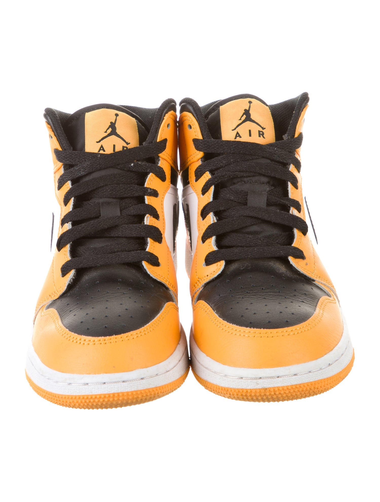 Jordan Boys' 1 Mid High Top Sneakers (GS)