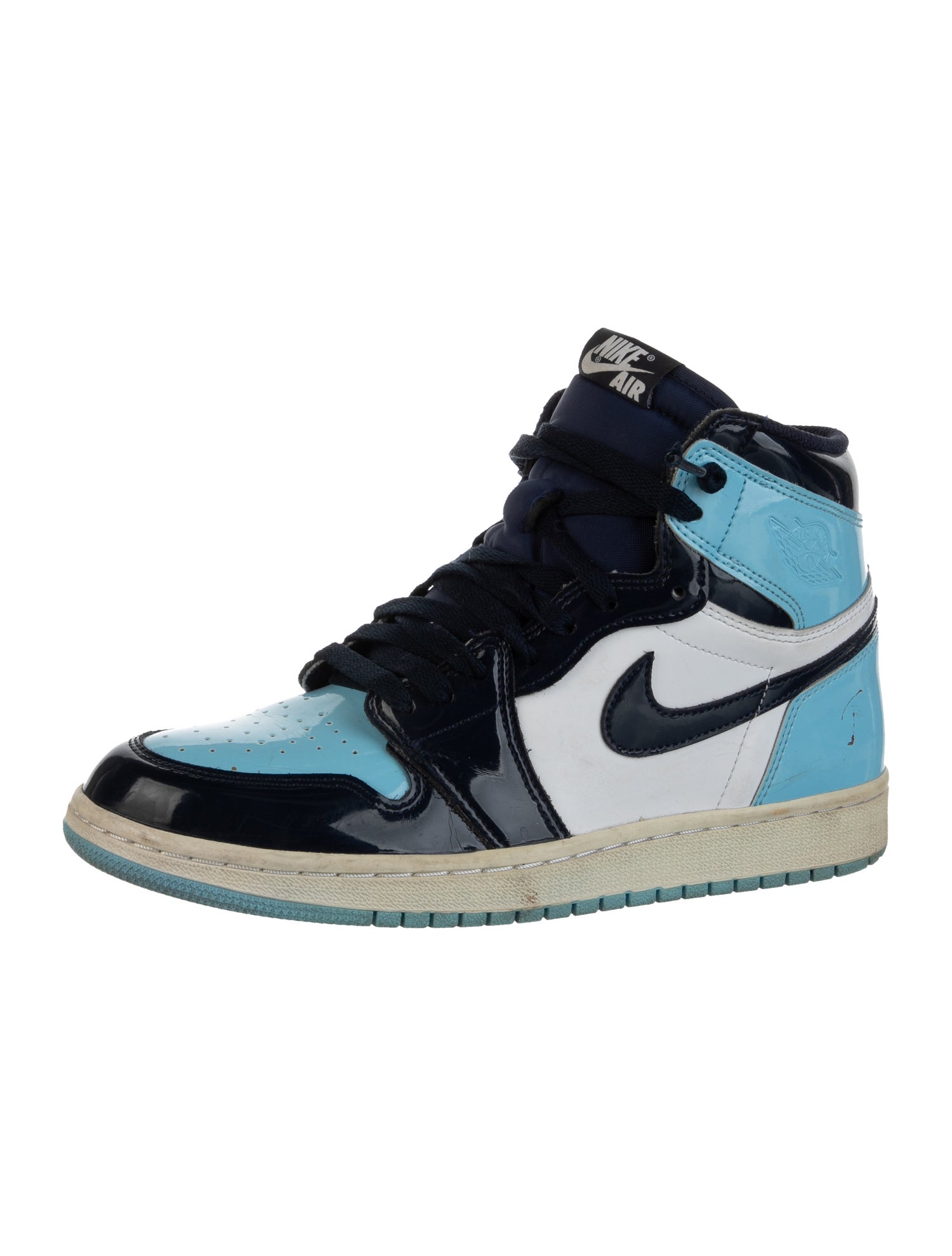 Jordan 1 Retro High 'UNC Patent' (W) Athletic Sneakers