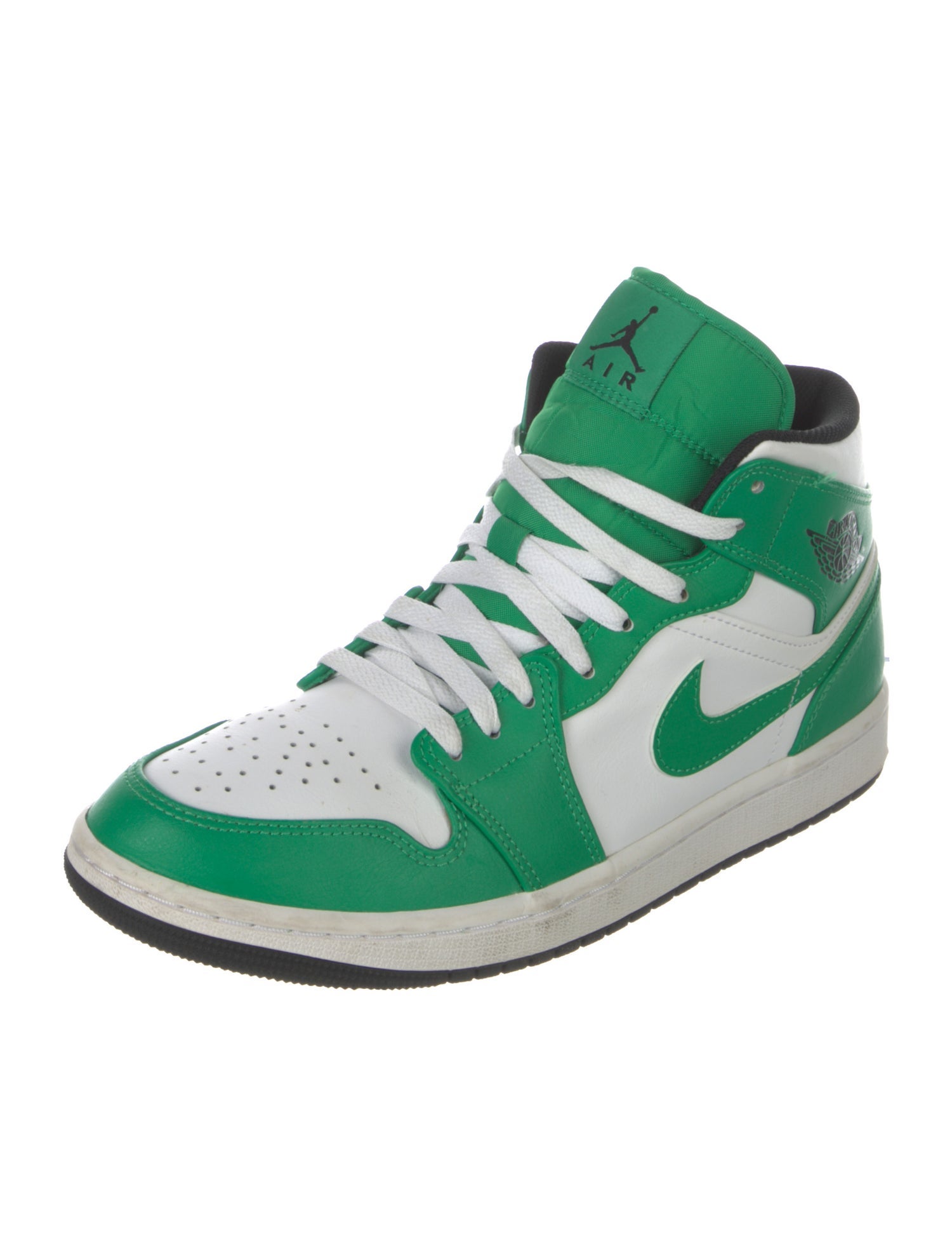 Jordan 1 Mid Lucky Green Sneakers