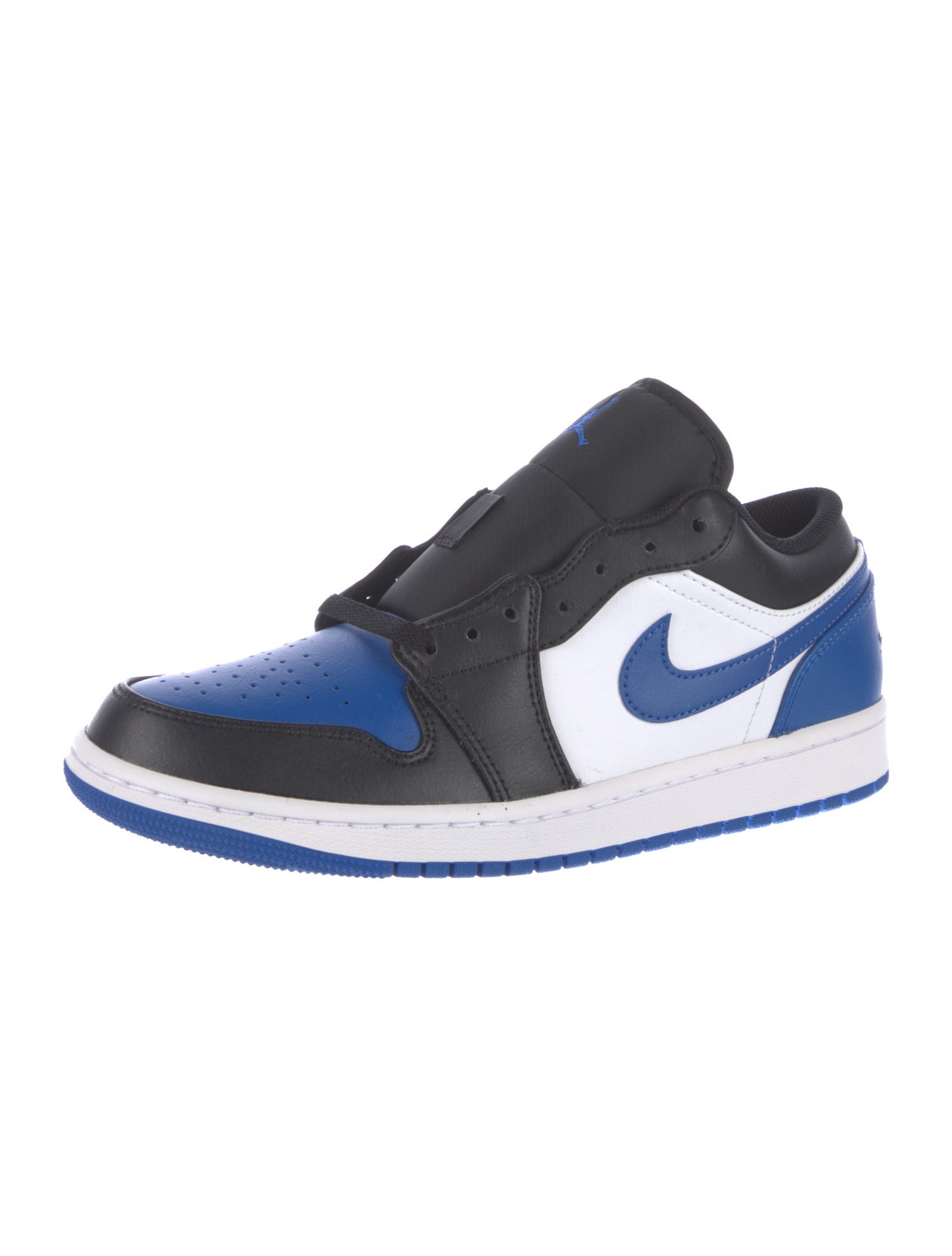 Jordan Leather Colorblock Pattern Sneakers