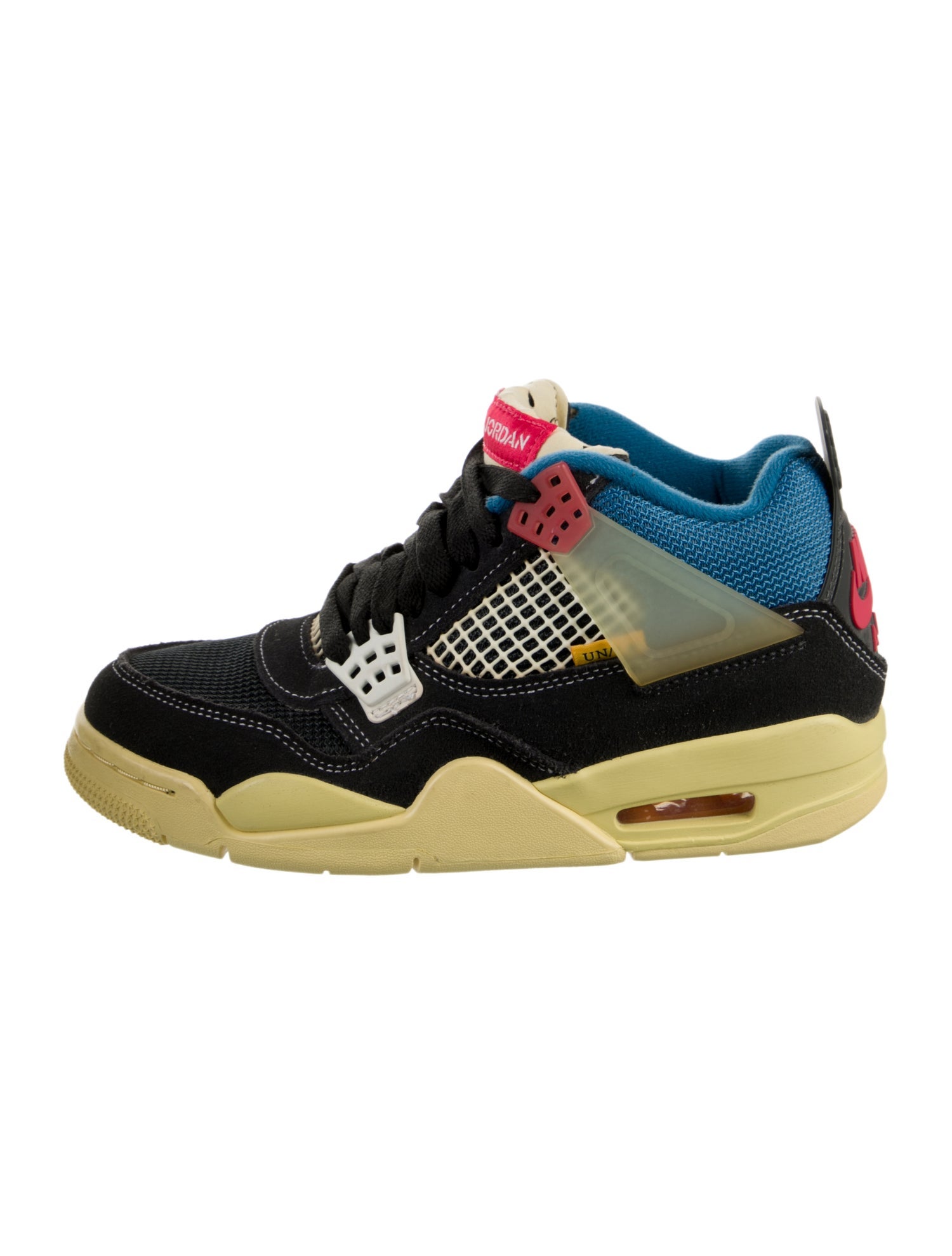 Jordan 4 Retro "Union Off Noir" Wedge Sneakers