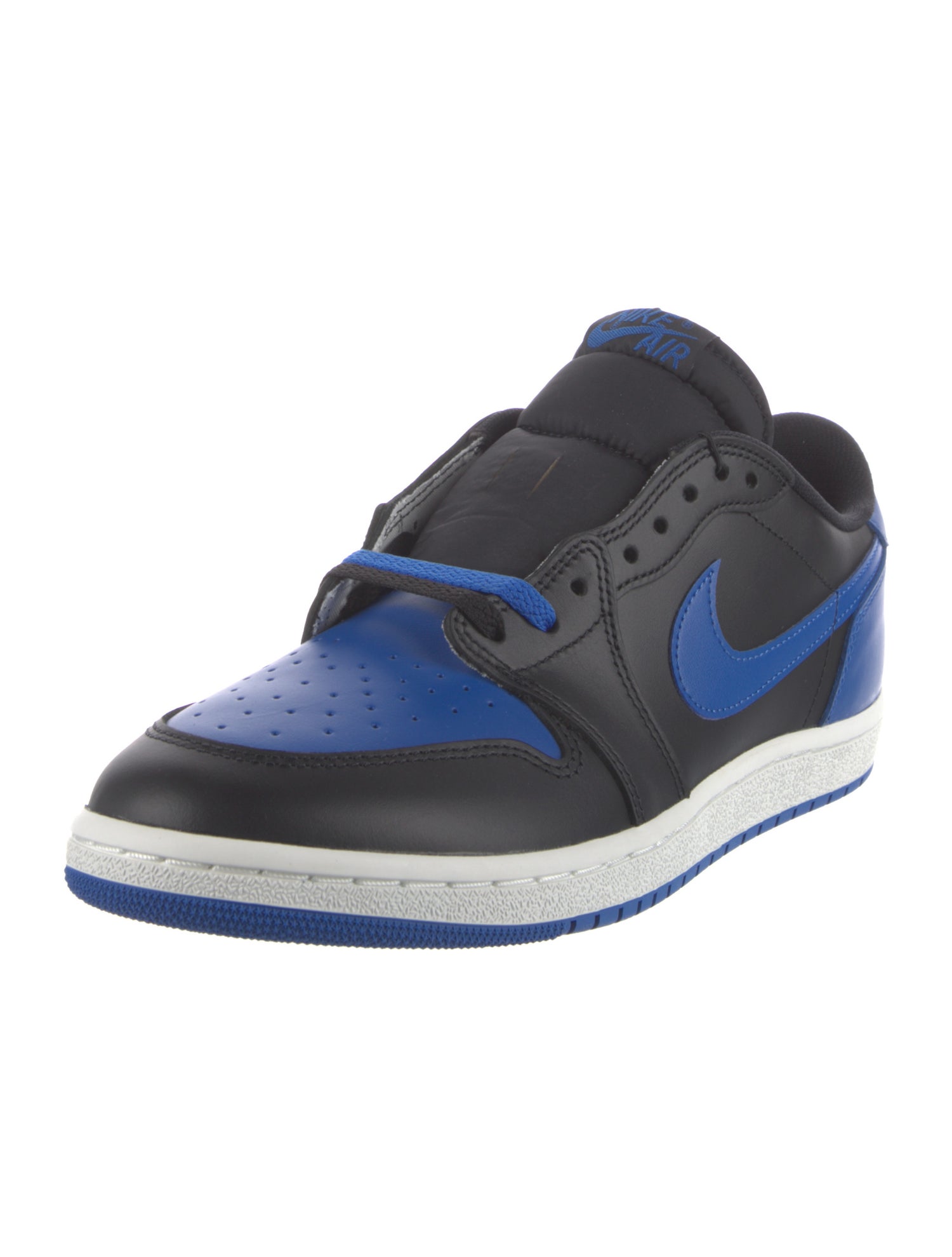 Jordan Leather Colorblock Pattern Sneakers