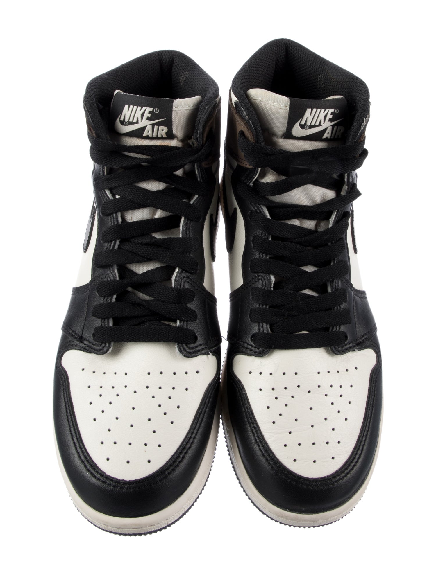 Jordan Leather High-Top Kids Sneakers Size 5.5Y