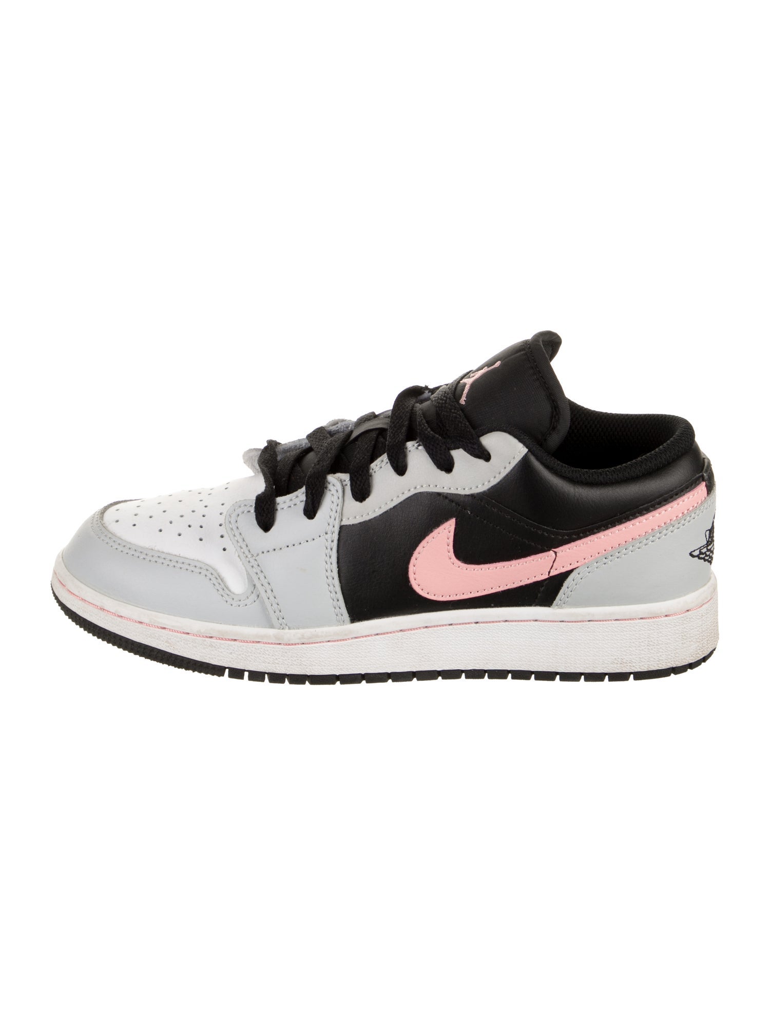 Jordan 1 Low Black Grey Pink