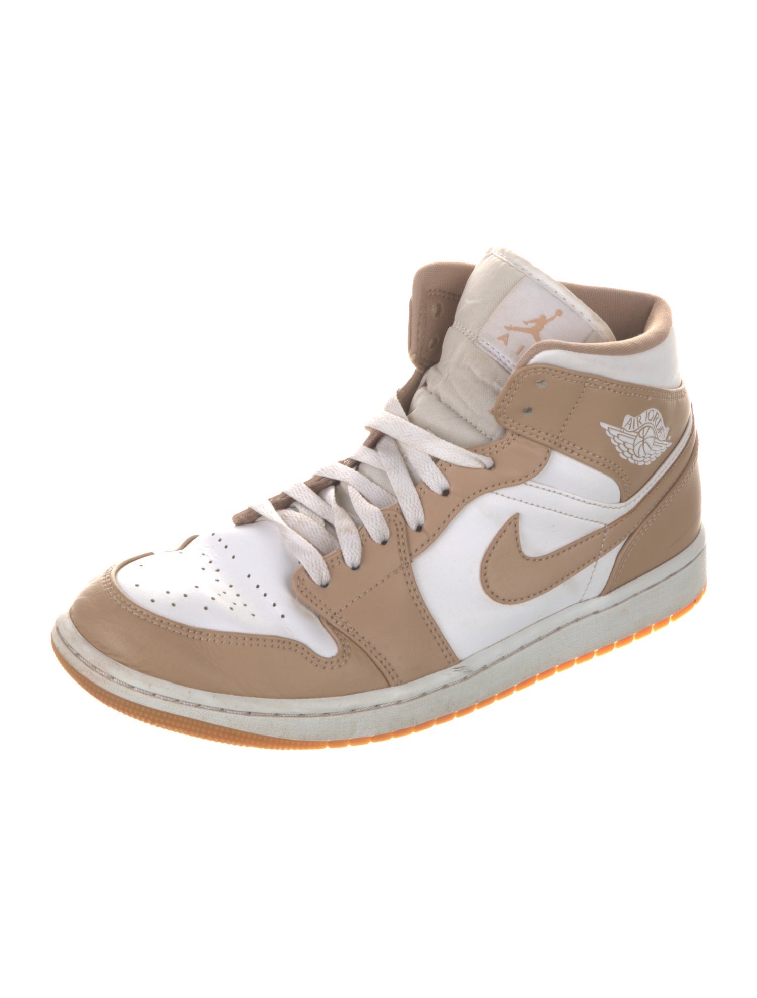 Jordan Air Jordan 1 Mid Tan Gum Sneakers
