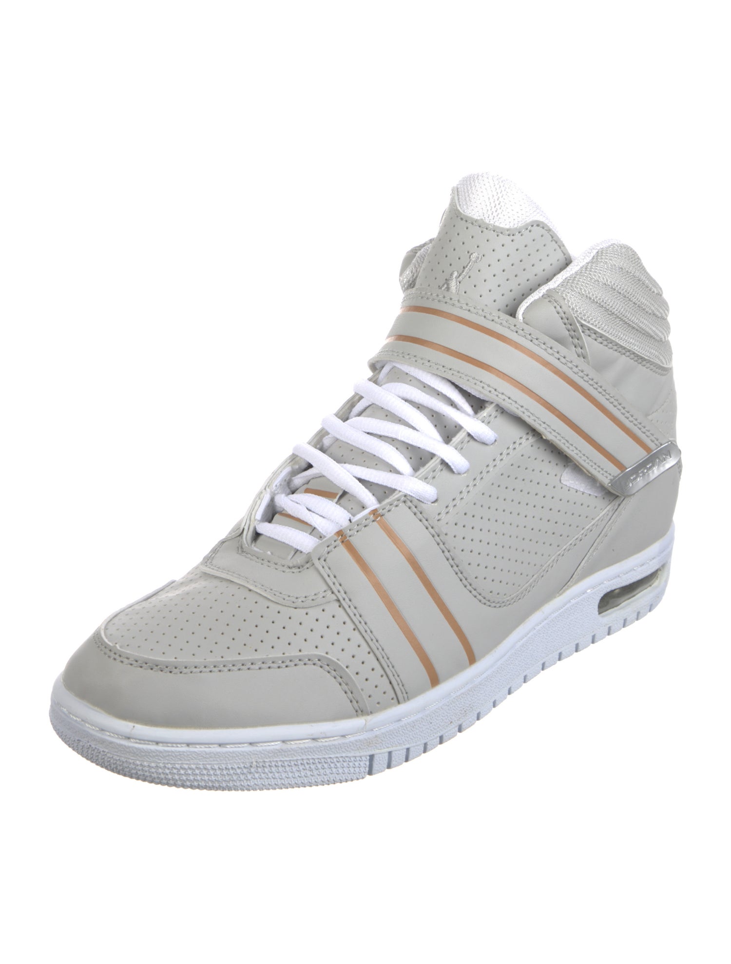 Jordan Leather Striped Sneakers