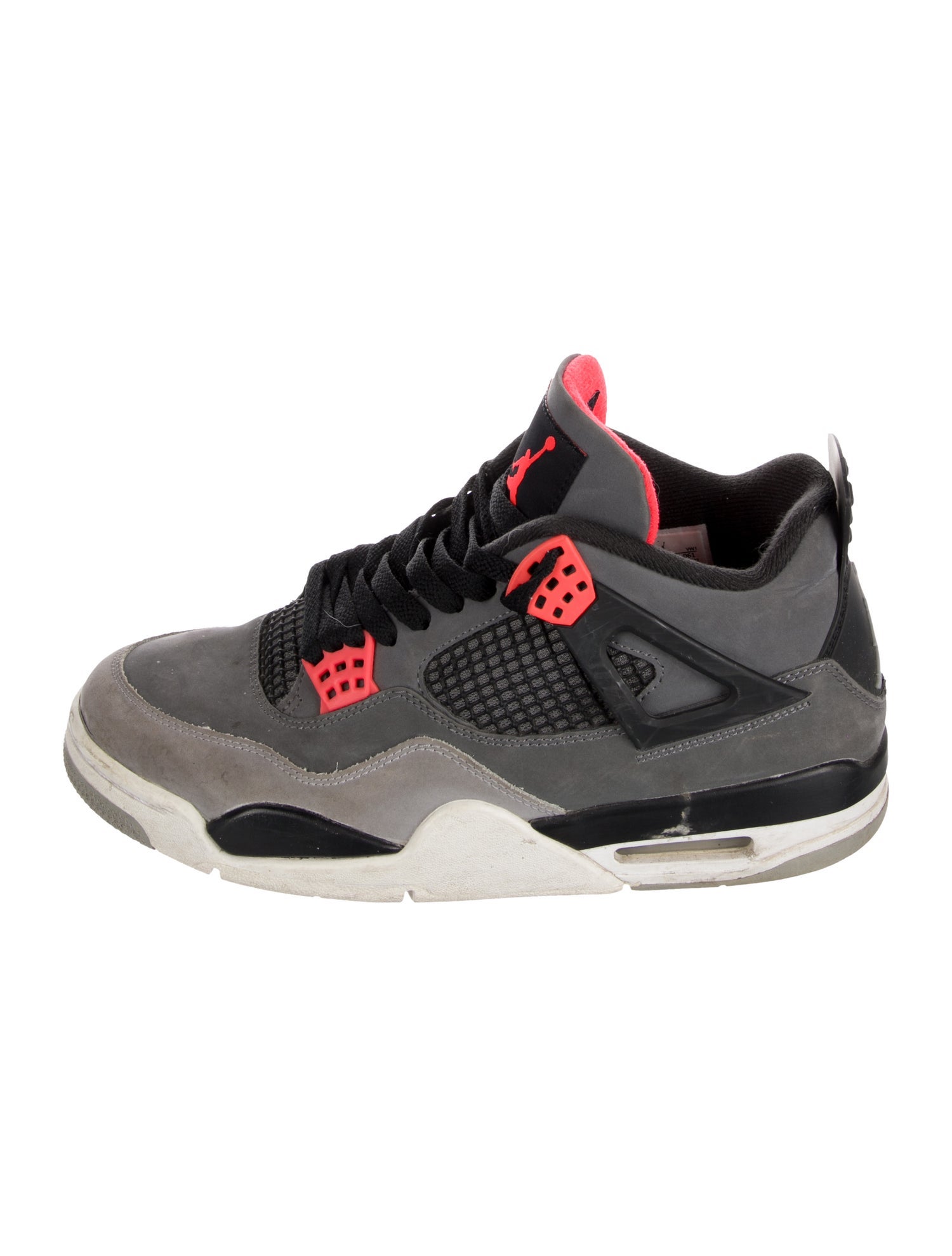 Jordan Leather Colorblock Pattern Sneakers