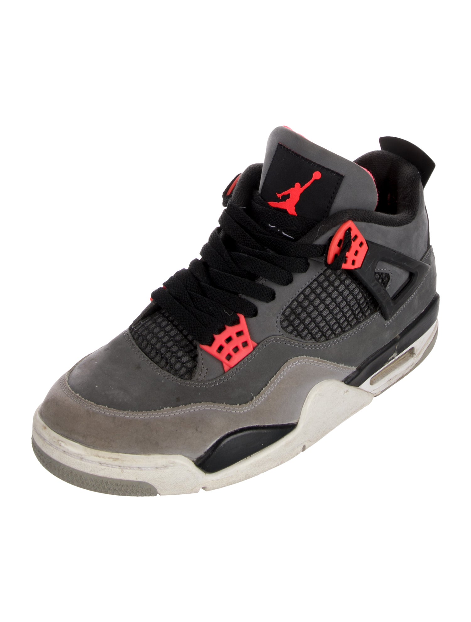 Jordan Leather Colorblock Pattern Sneakers