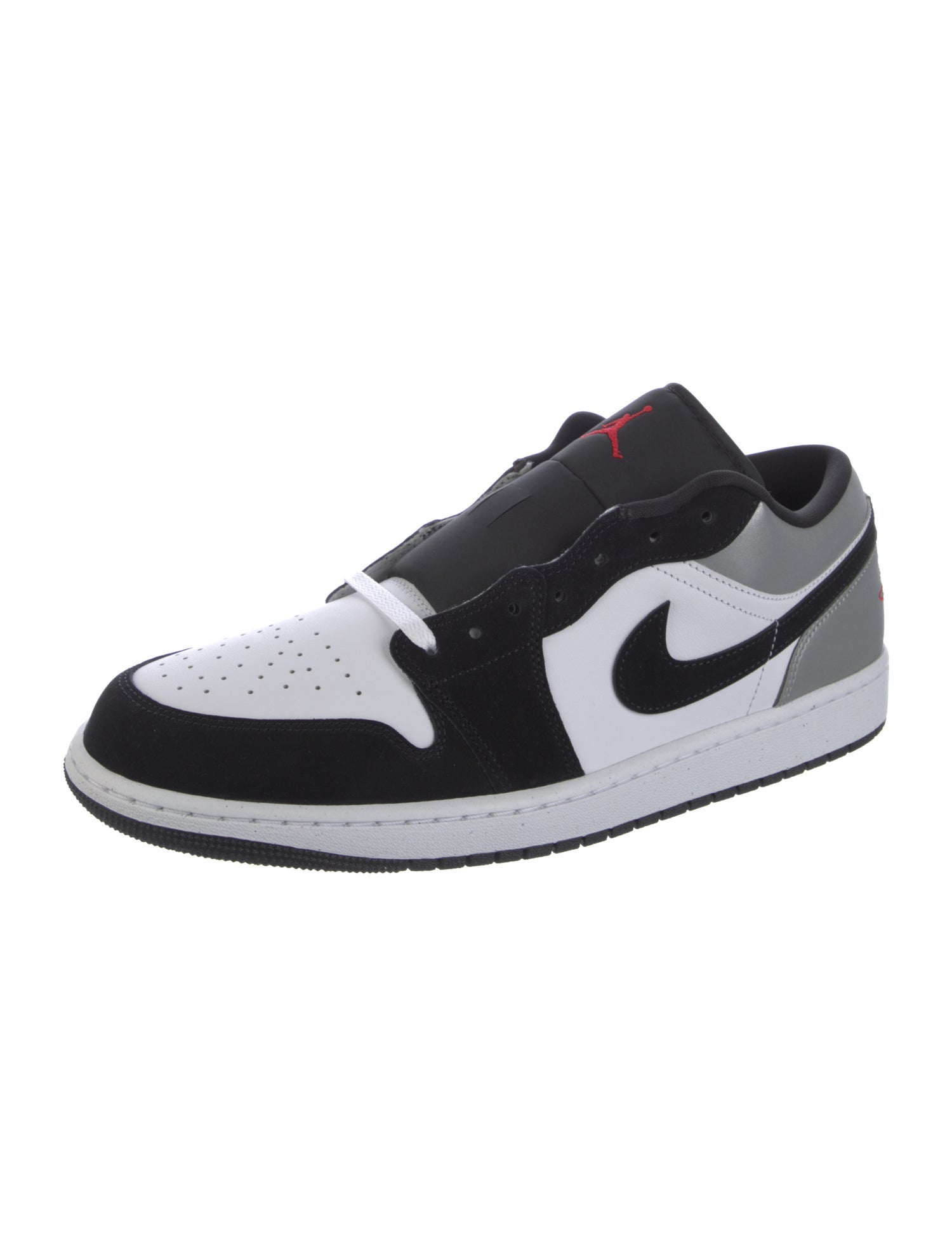 Jordan Leather Colorblock Pattern Sneakers