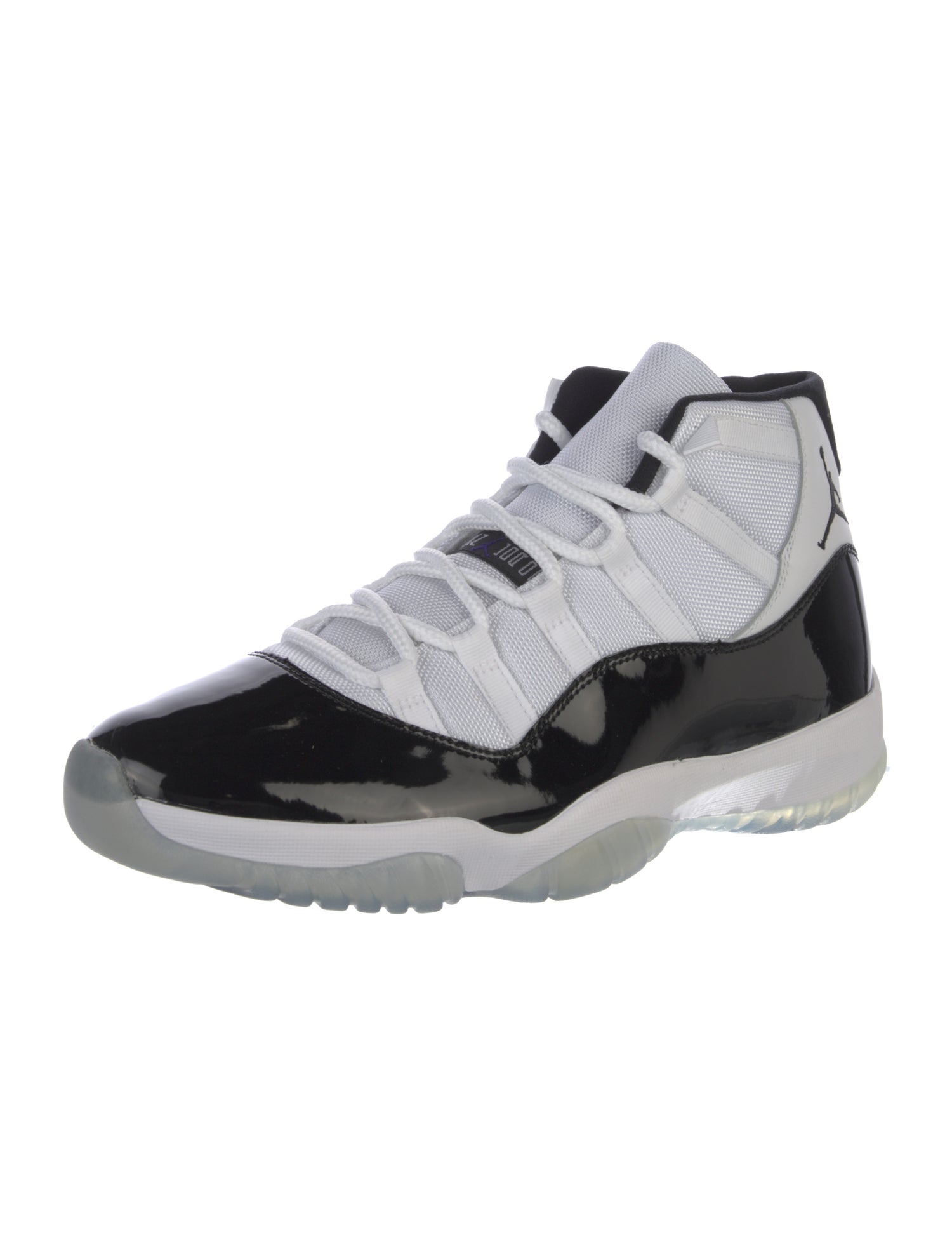 Jordan Patent Leather Colorblock Pattern Sneakers