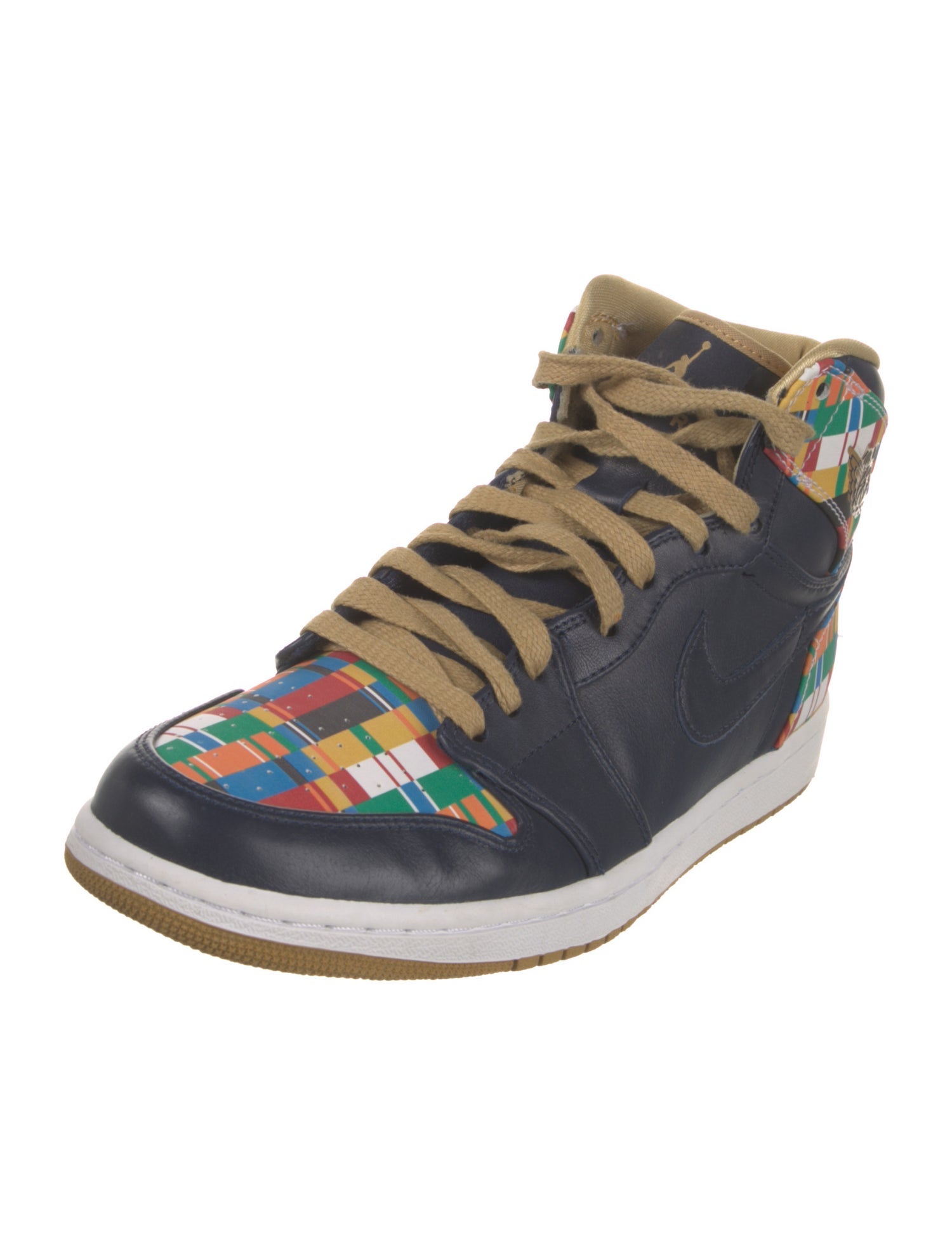 Jordan Leather Printed Sneakers w/ Tags