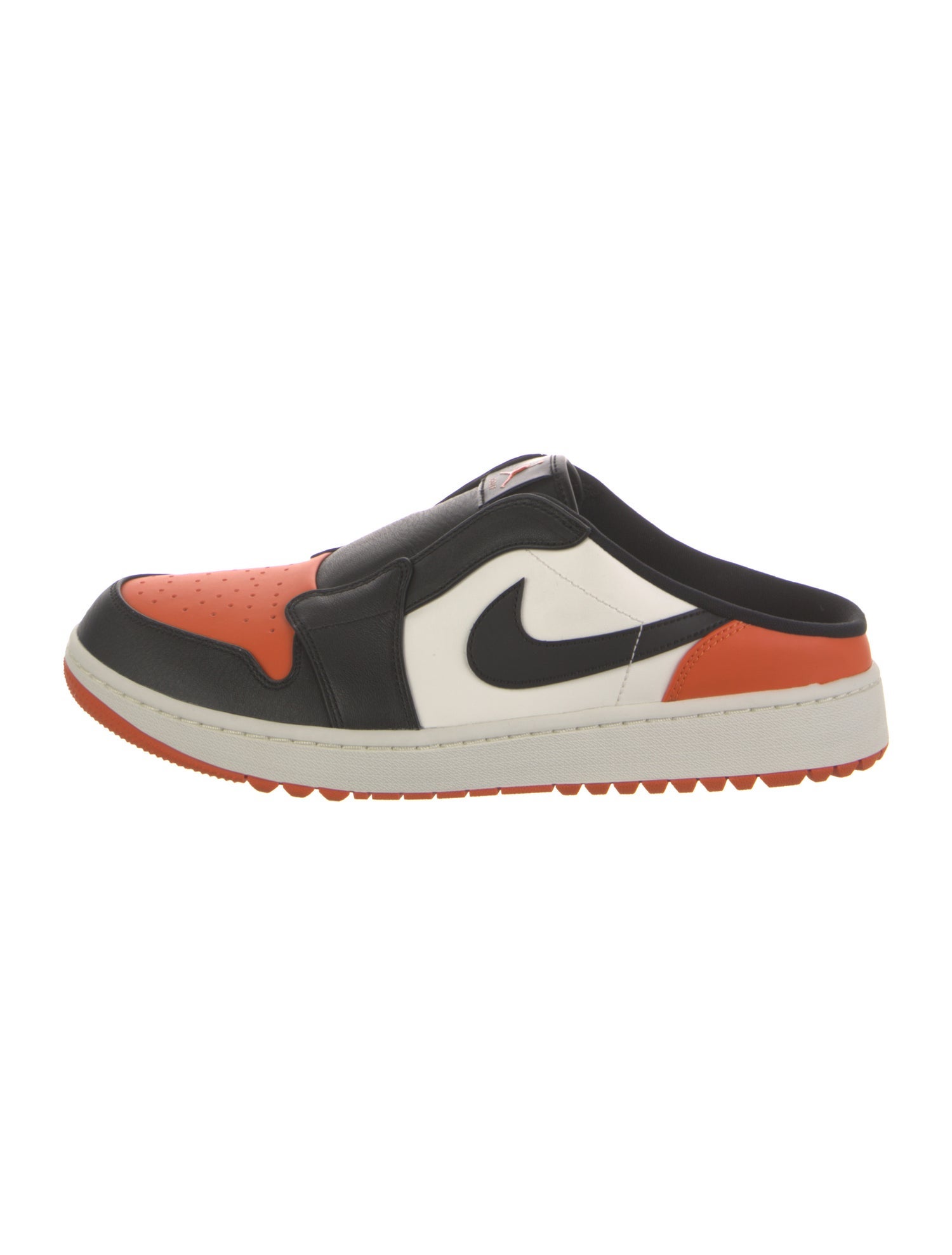 Jordan Leather Colorblock Pattern Sneakers