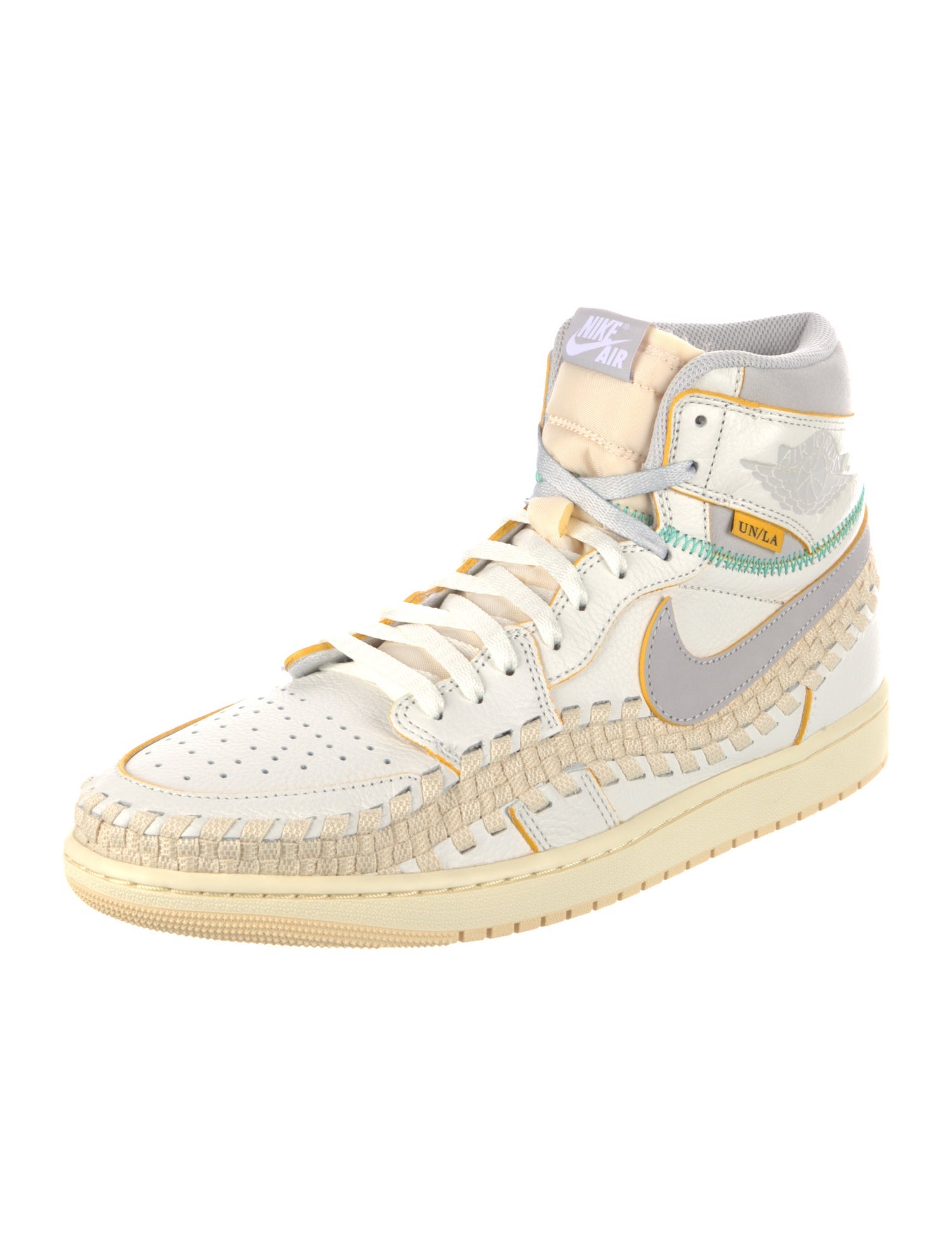 Jordan Leather Printed Sneakers