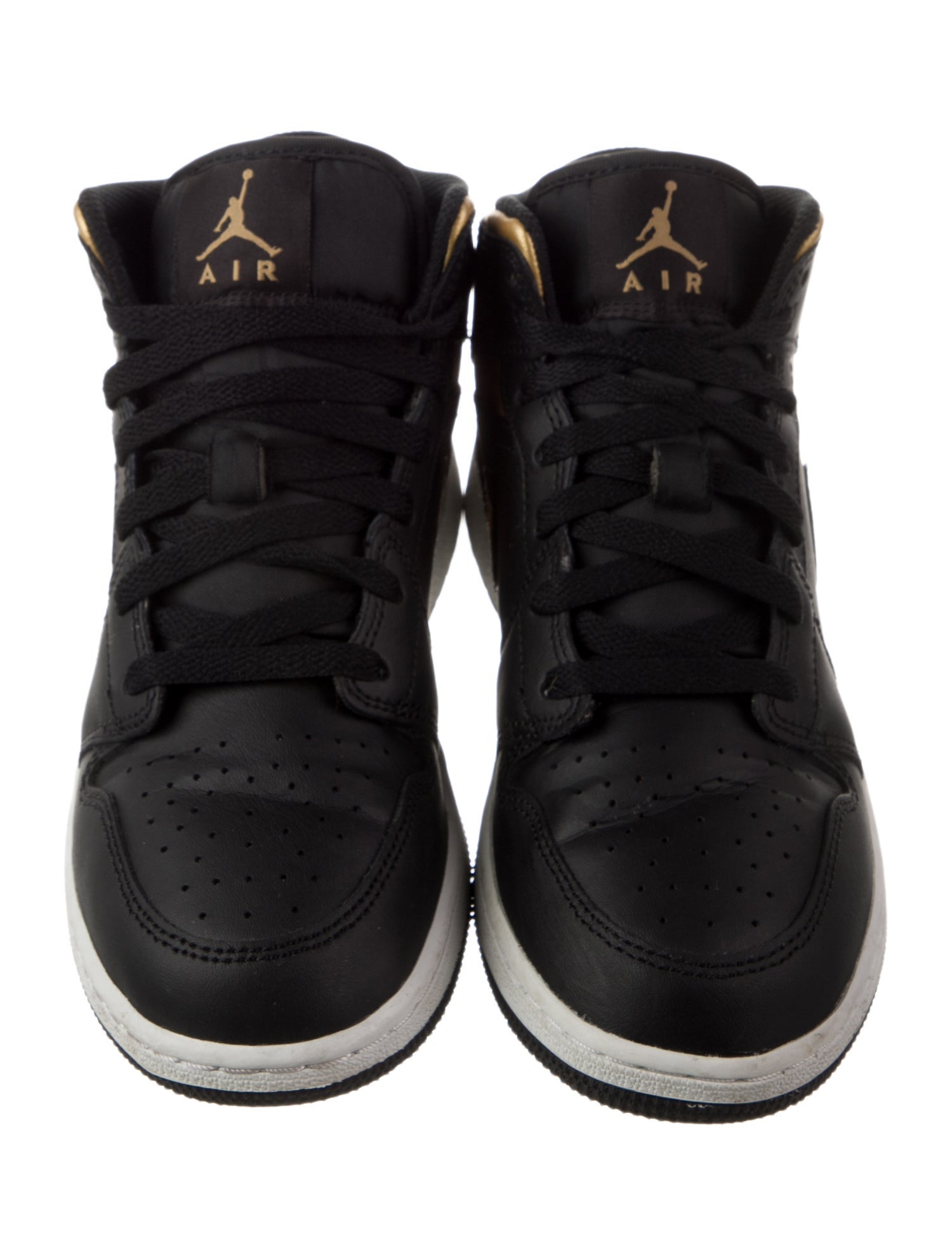 Jordan Boys' 1 Mid High Top Sneakers