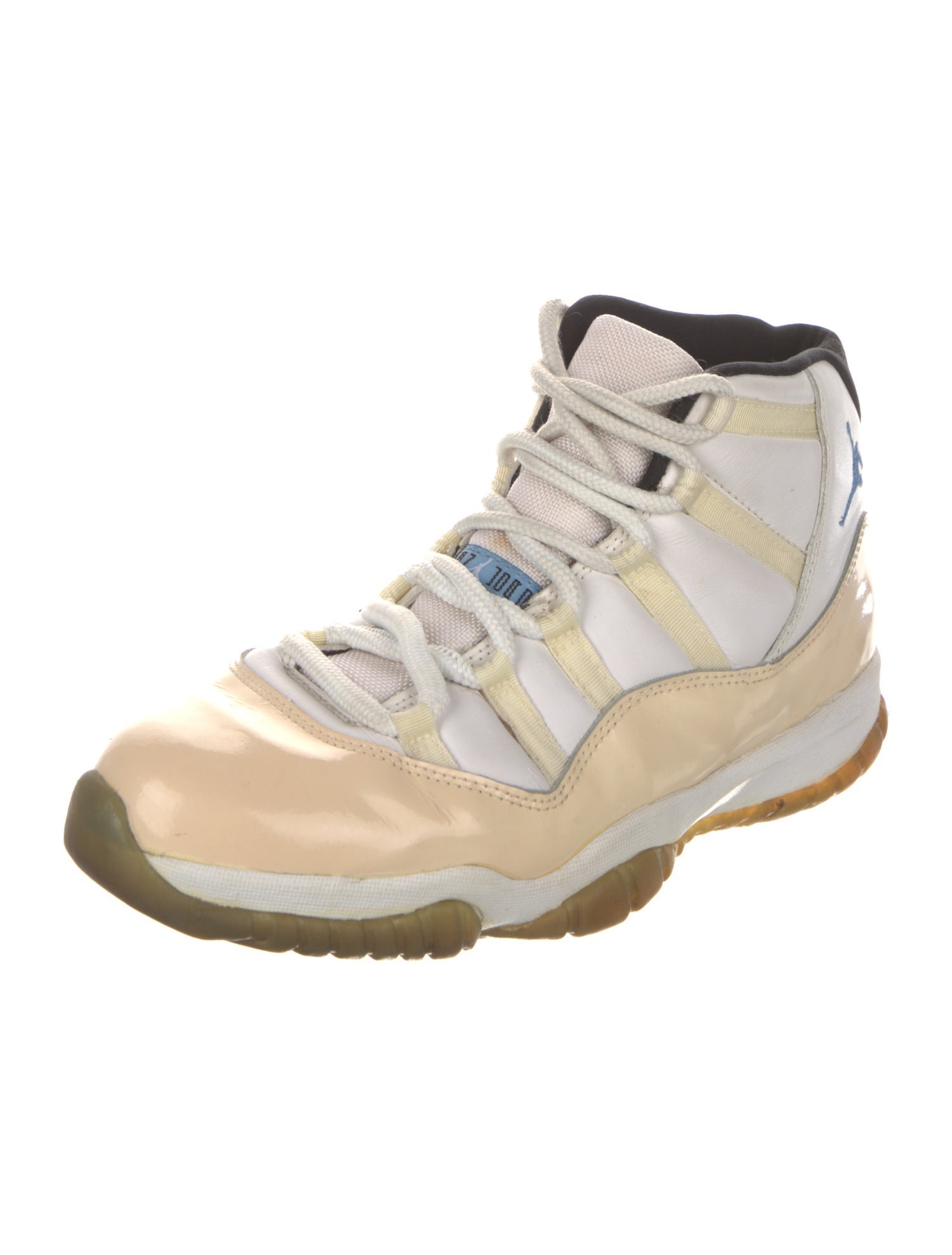 Jordan Leather Colorblock Pattern Sneakers