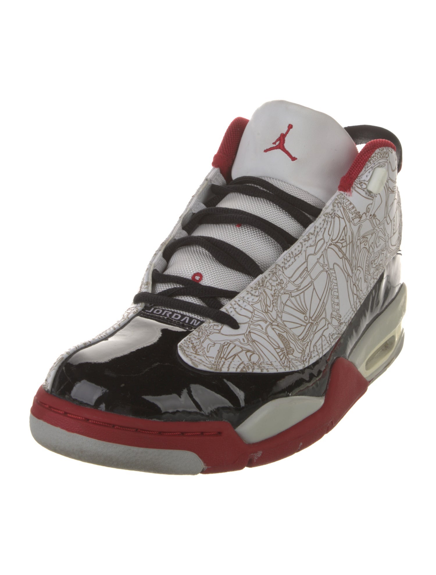 Jordan Leather Printed Sneakers