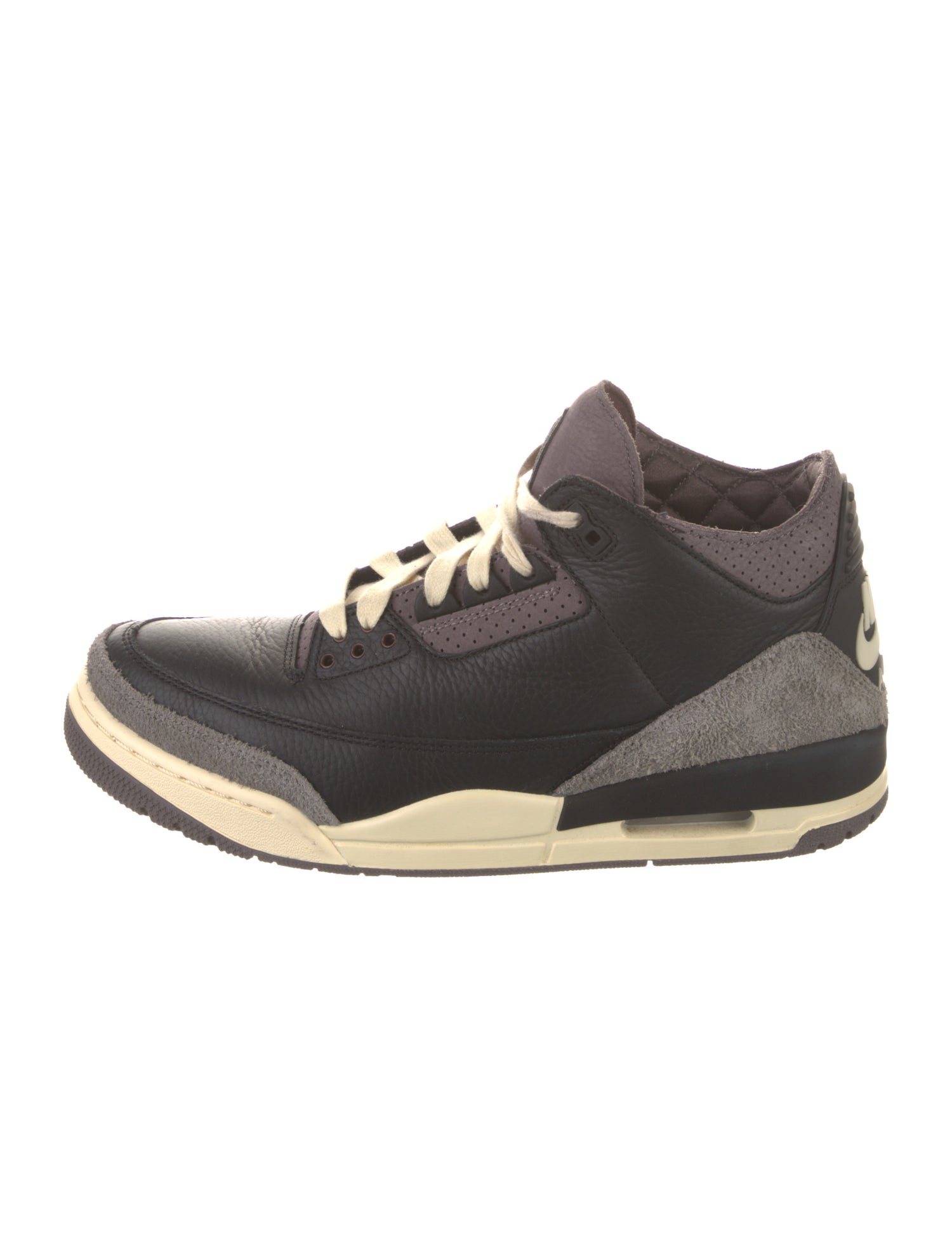 Jordan Leather Colorblock Pattern Sneakers
