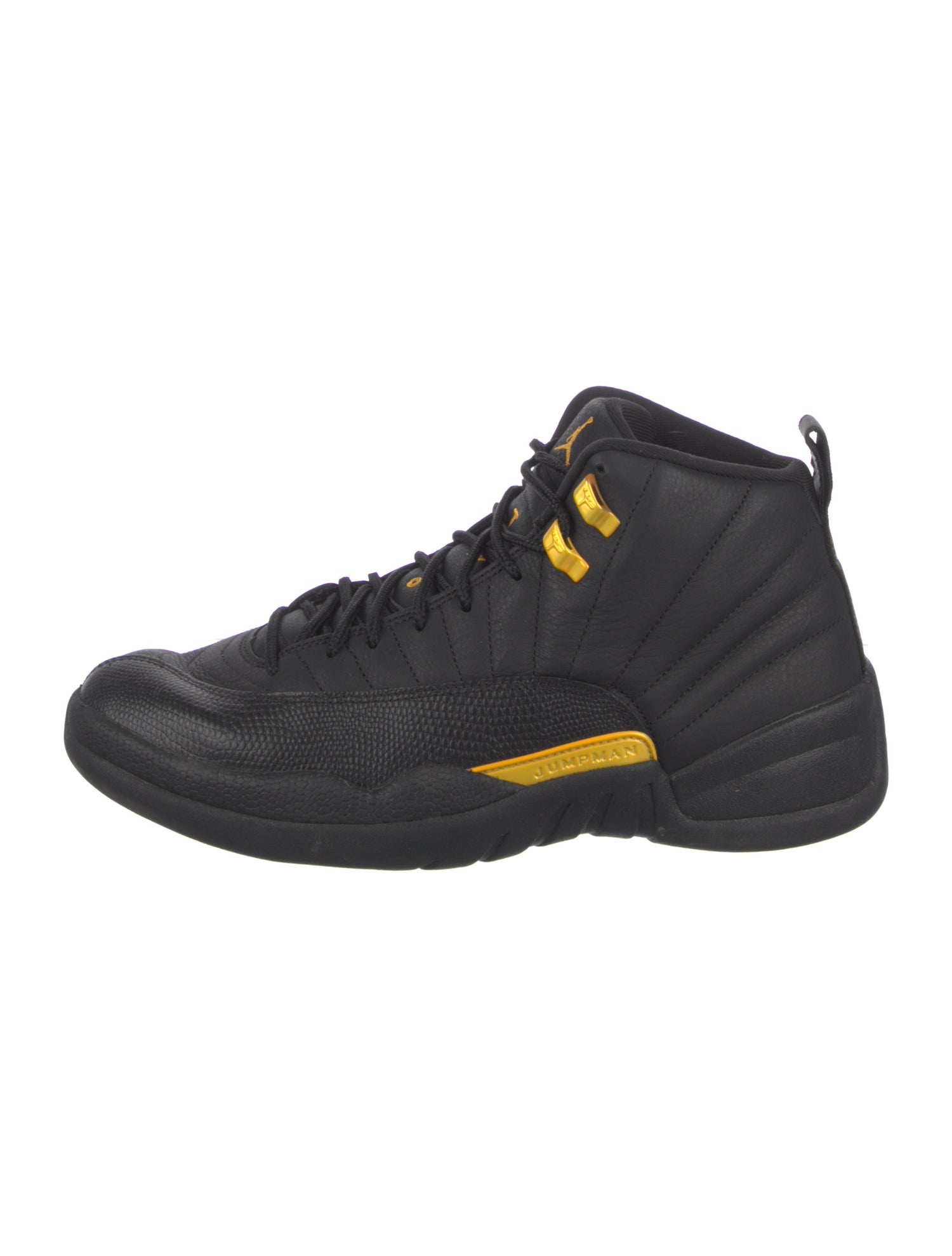 Jordan Retro 12 Black Taxi Sneakers